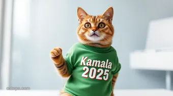 Kamala Cat Shirt Fun Feline Fashion Trends